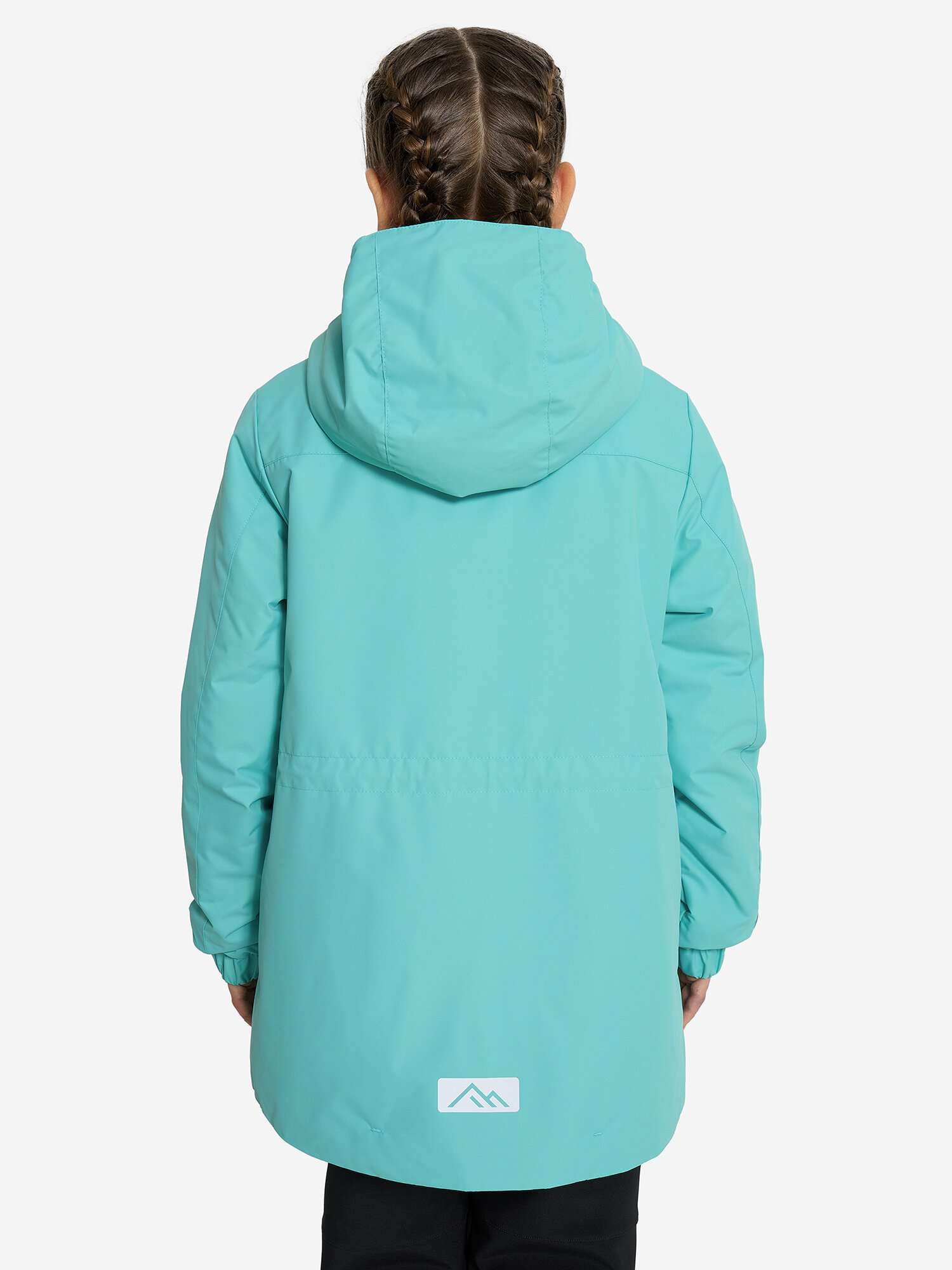Куртка спортивная OUTVENTURE Girls Padded Jacket, размер 134/140, бирюзовый — фото 1