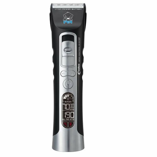 Машинка для стрижки животных Codos CP-970, Черный, Серебряный
