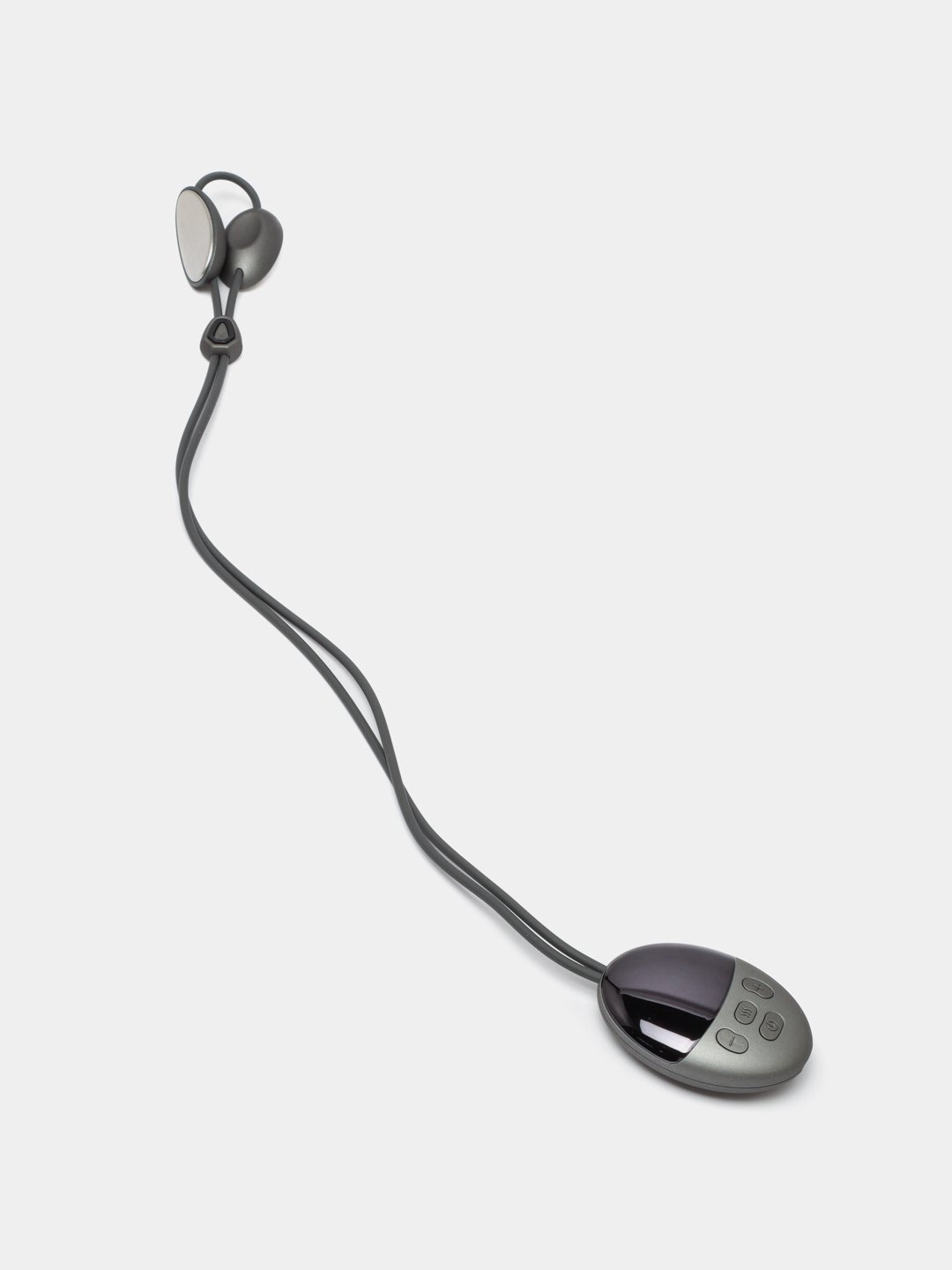 Электро-массажер для шеи, металлический миостимулятор с микротоком — фото 1