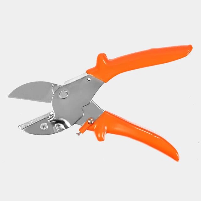 Секатор садовый ручной Blessing 1108 с храповым механизмом, стальные прямые лезвия — фото 1