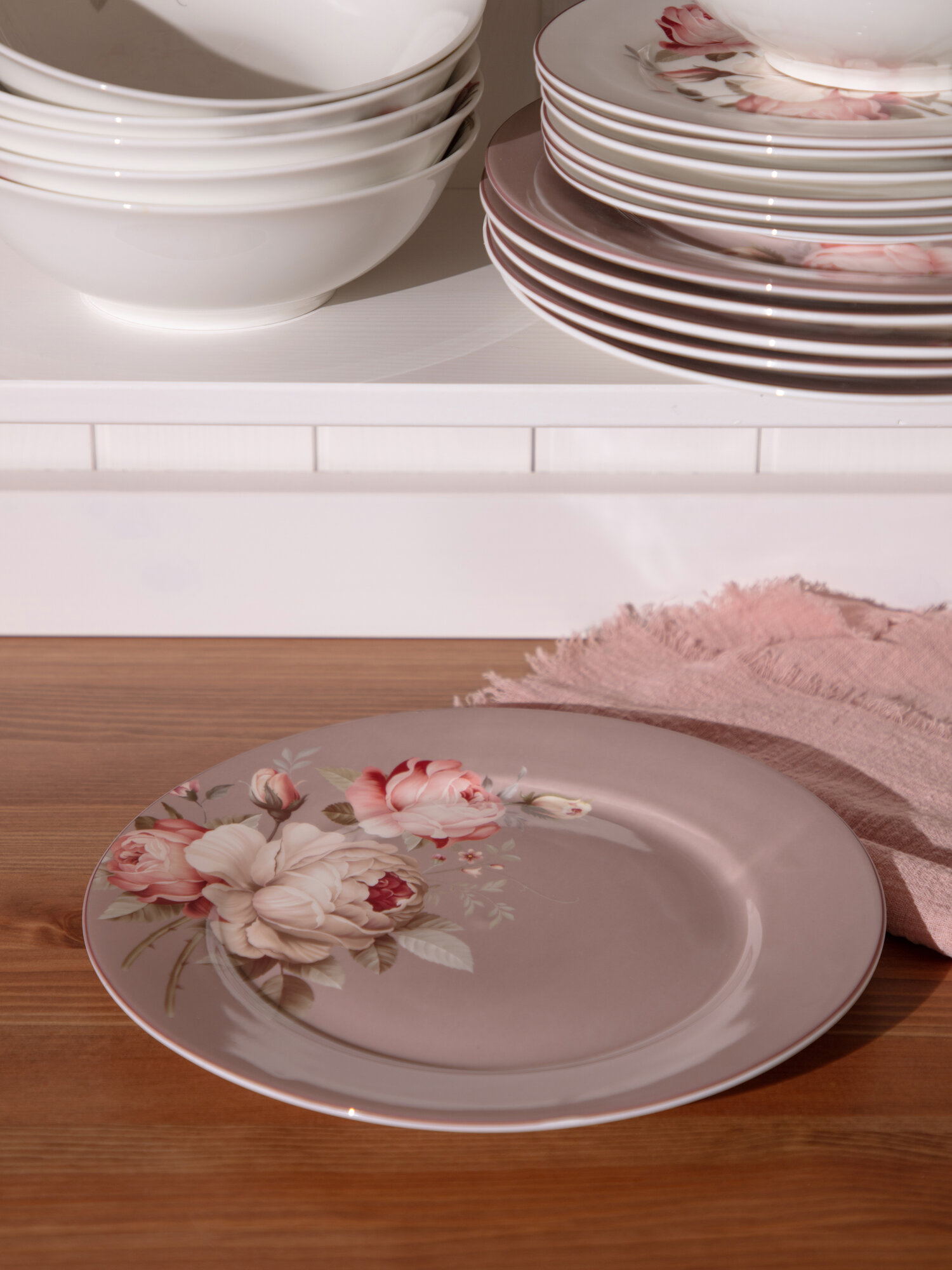 Тарелка Lefard "Мэрибель", обеденная, 1 шт, фарфоровая, 25 см — фото 1