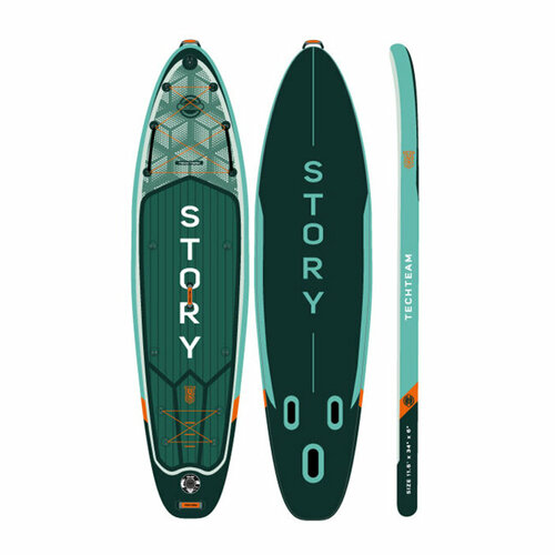 Сапборд TECH TEAM Story Emerald/Изумрудный 350x86x15 см NN014095 NN014095