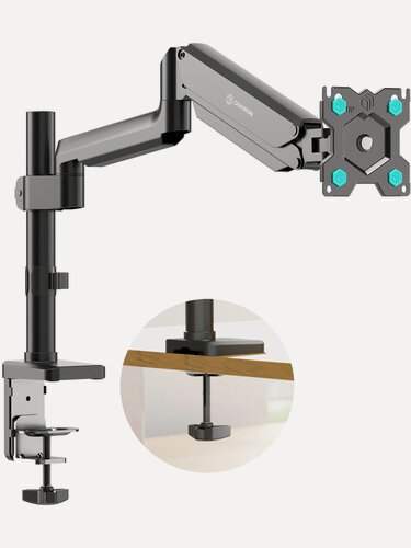 Изображение товара Кронштейн для монитора 13"-34" ONKRON G75 настольный, до 12 кг, черный