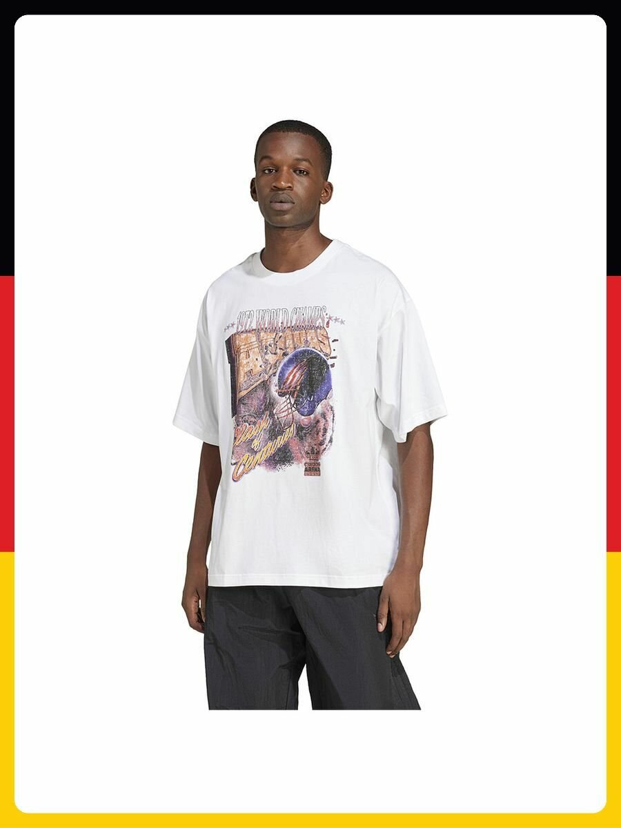 Футболка спортивная adidas Originals, размер .M, белый