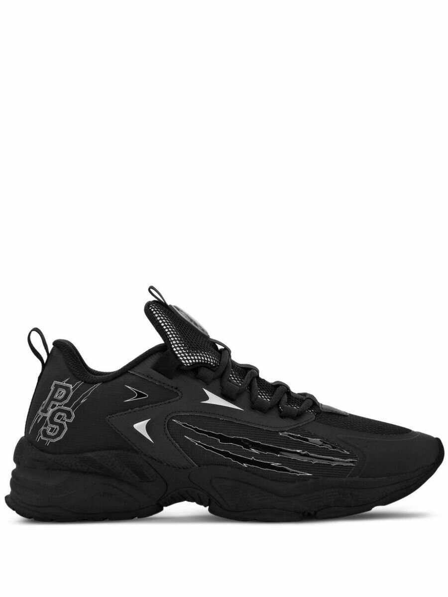 Кроссовки PLEIN SPORT Базовая коллекция, размер 44 IT (Италия), черный