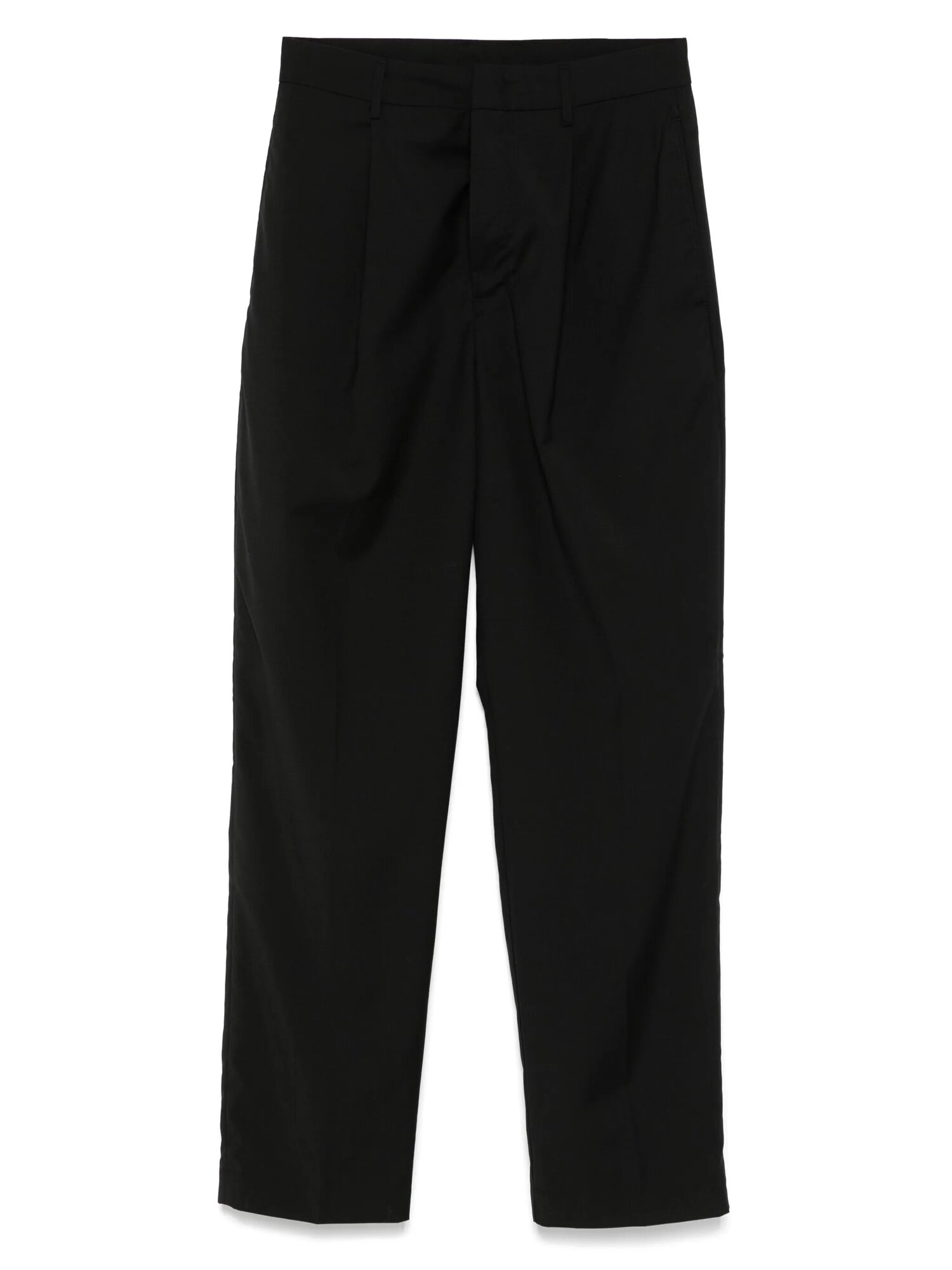 Брюки классические EMPORIO ARMANI, размер 52 IT, черный