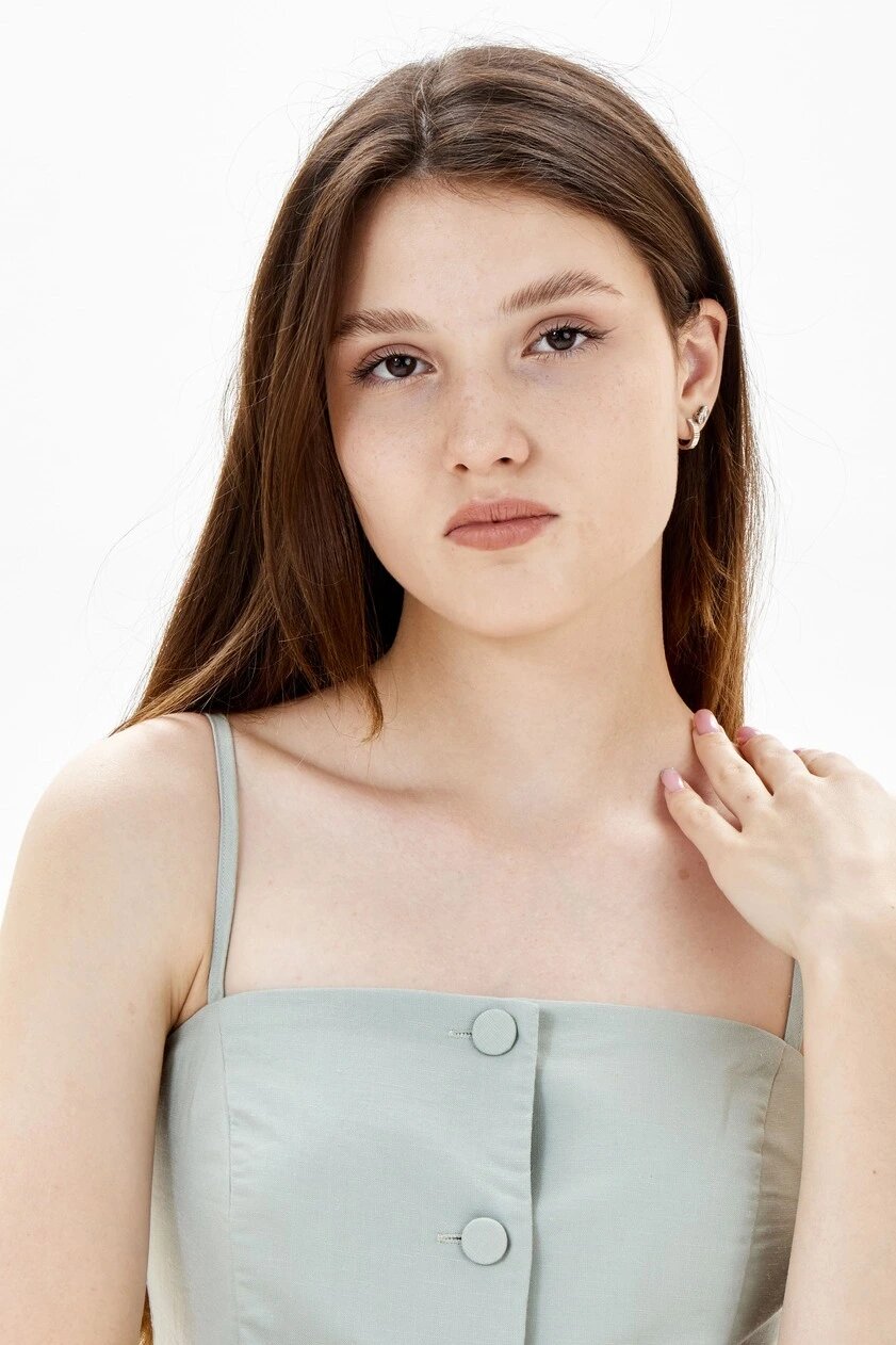 Сарафан Selfie, размер M, хаки — фото 1