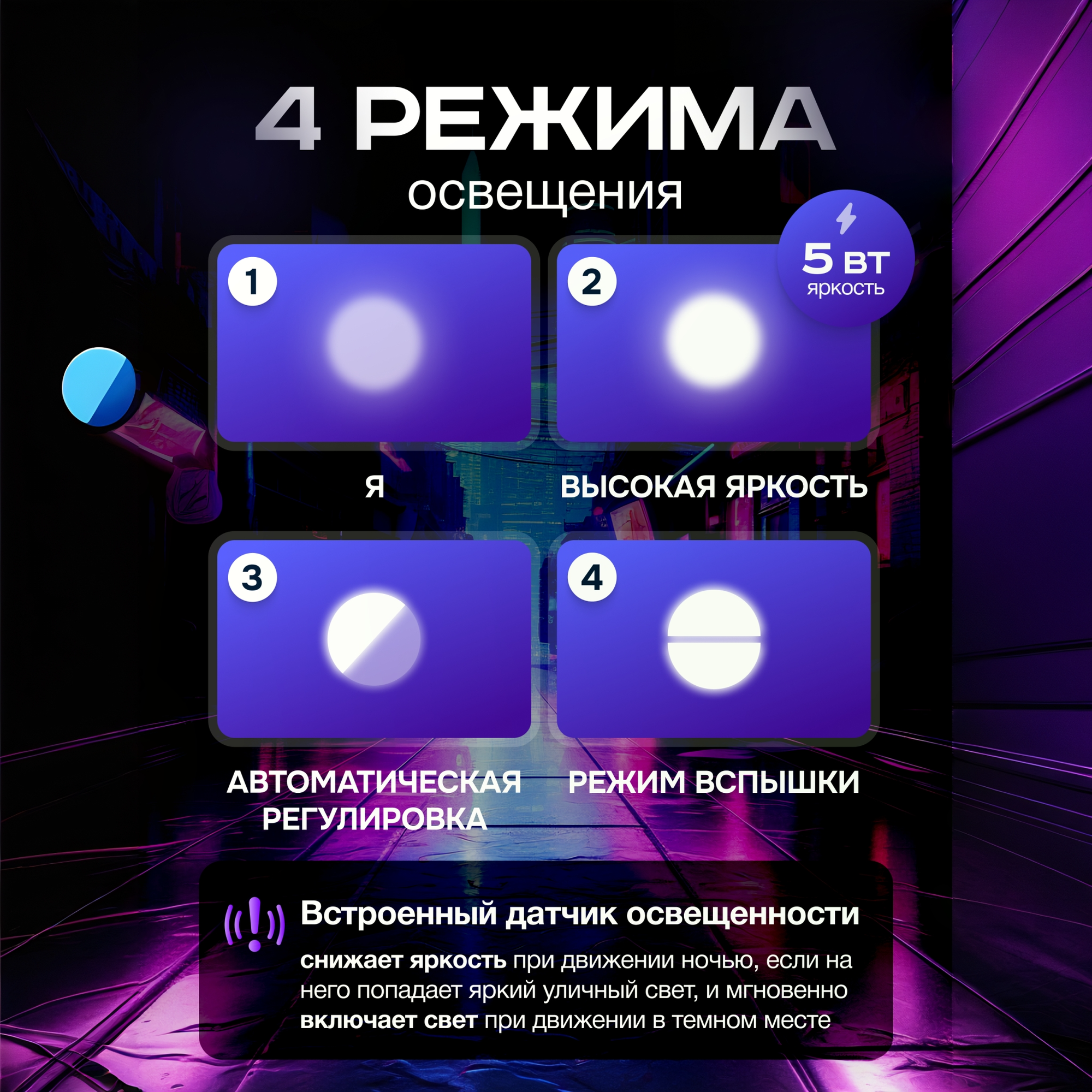Передняя фара со звуковым сигналом и выносными кнопками, аккумуляторный светодиодный фонарь для велосипеда — фото 1