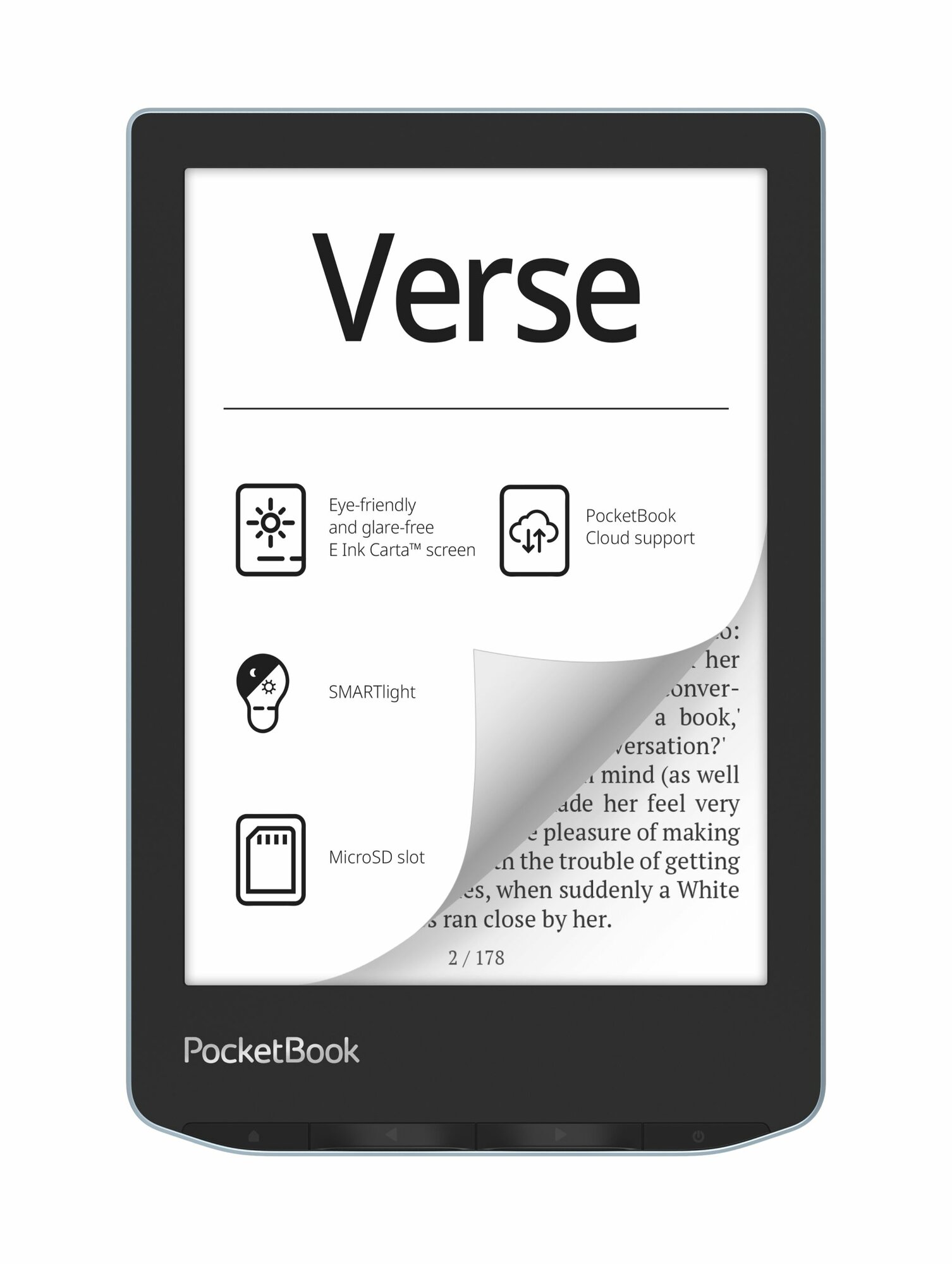 Электронная книга PocketBook 629 Verse Bright Blue — фото 1