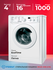 Стиральная машина Indesit EcoTime IWUD 4105 CIS, 4 кг, 1000 оборо...