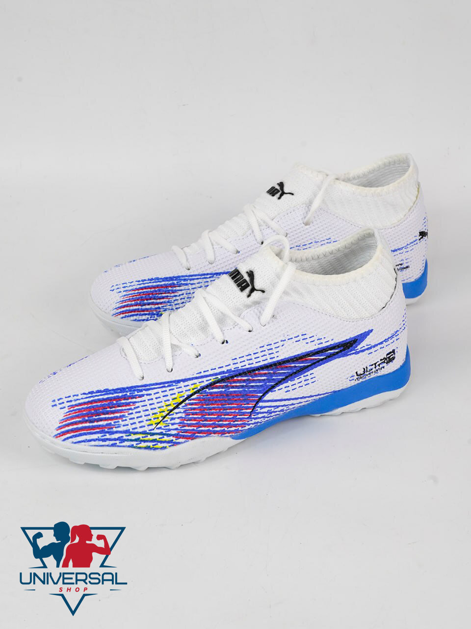 Бутсы PUMA, размер 42, белый