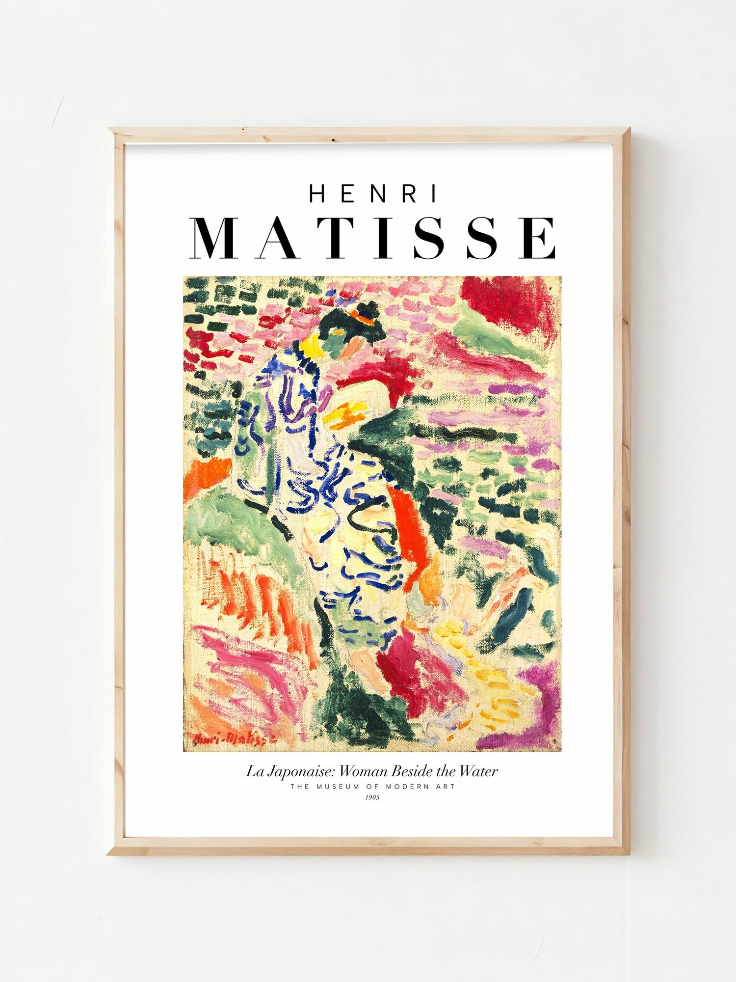 Постер Henri Matisse " La Japonaise: Woman Beside the Water" формат А3