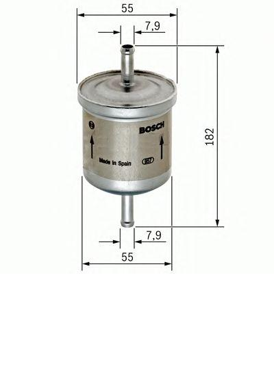 Фильтр топливный Bosch F026403009 MAZDA 3/VOLVO C30/S40/V50/FORD FOCUS