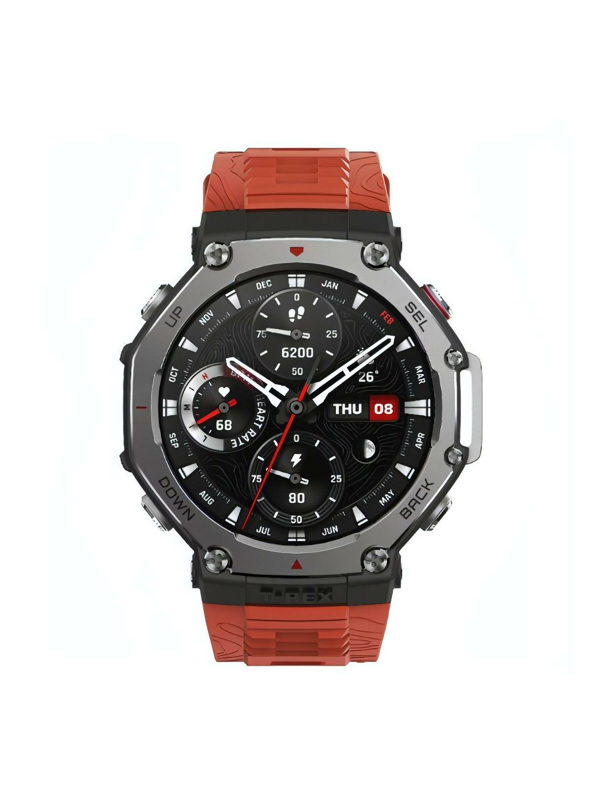 Смарт-часы Amazfit T-Rex 3 Lava — фото 1