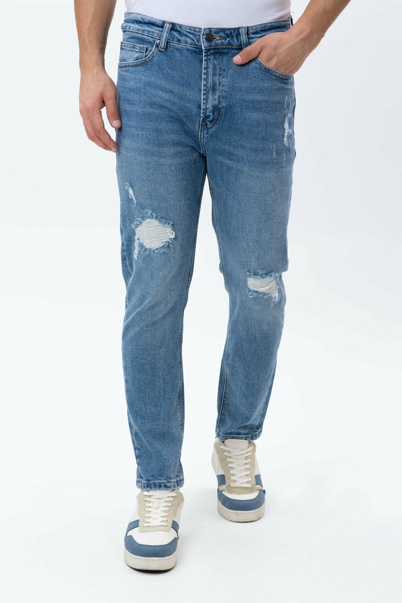 Джинсы скинни TERRA PRO, размер 29, blue — фото 1