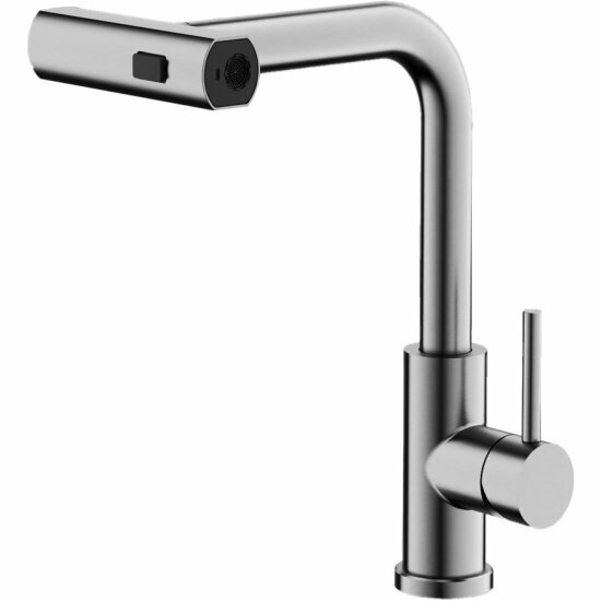 Смеситель для кухни Belz с мультифункциональным изливом B74811-1 сатин