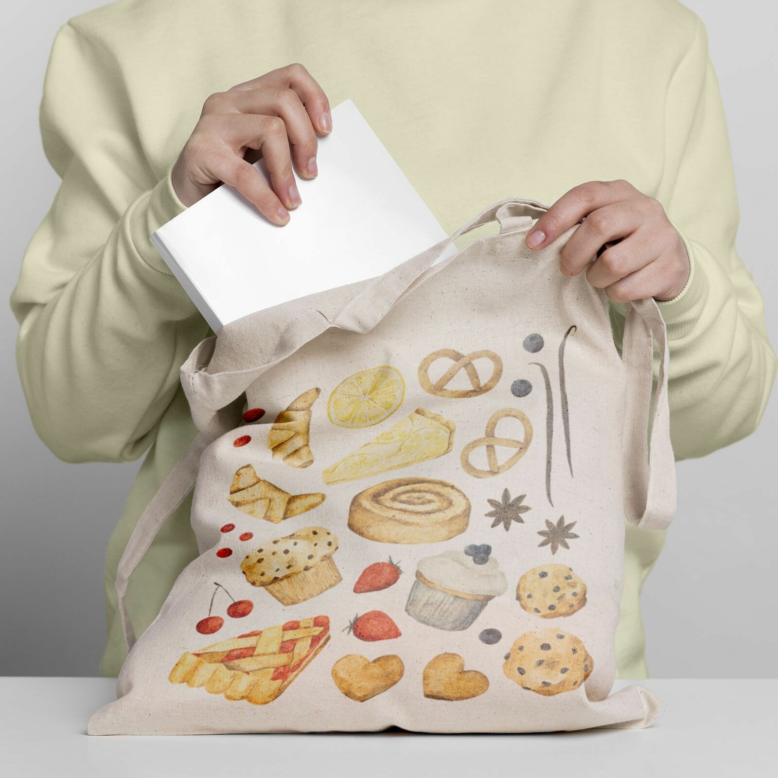 Сумка шоппер Gerasim, бежевый — фото 1