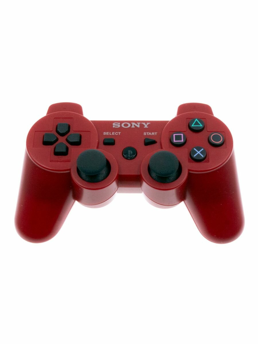 Игровой беспроводной геймпад для PS3 Bluetooth красный