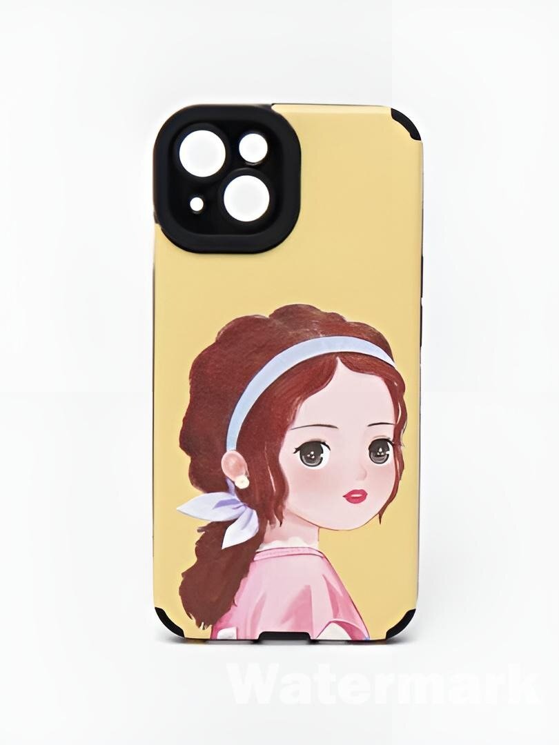 Чехол для iPhone 11 "Принт", ударопрочный, защита камеры, soft touch