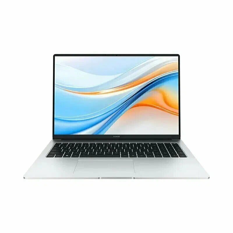 16" Ноутбук Honor MagicBook X16 Plus, BRI-7211, 2560x1600 IPS 120Гц, AMD Ryzen 7 8845HS (3.8 ГГц), RAM 32 ГБ LPDDR5х, SSD 2048 ГБ, AMD Radeon 780M, Windows 11 Pro + MS Office Pro, Серебристый, Русская раскладка — фото 1