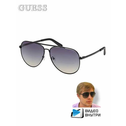 Солнцезащитные очки GUESS черный матовыйчерный 13900₽