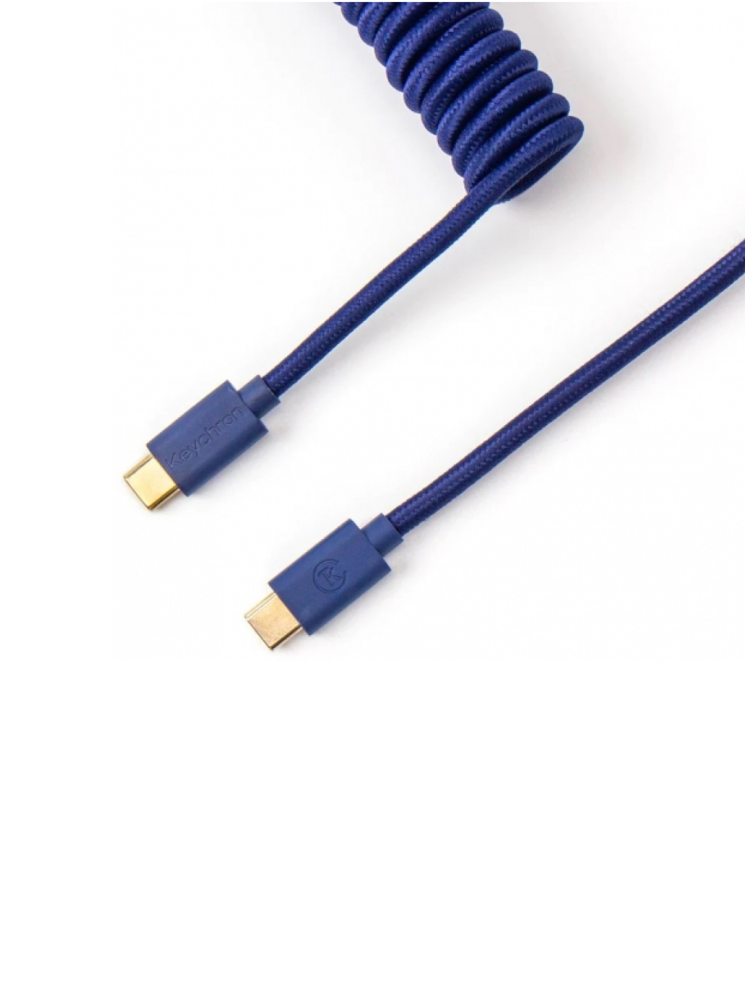 Кабель для клавиатуры Keychron Type-A/Type-C Keychron Coiled Cable Blue Aviator, CABL_KEYCHRON — фото 1