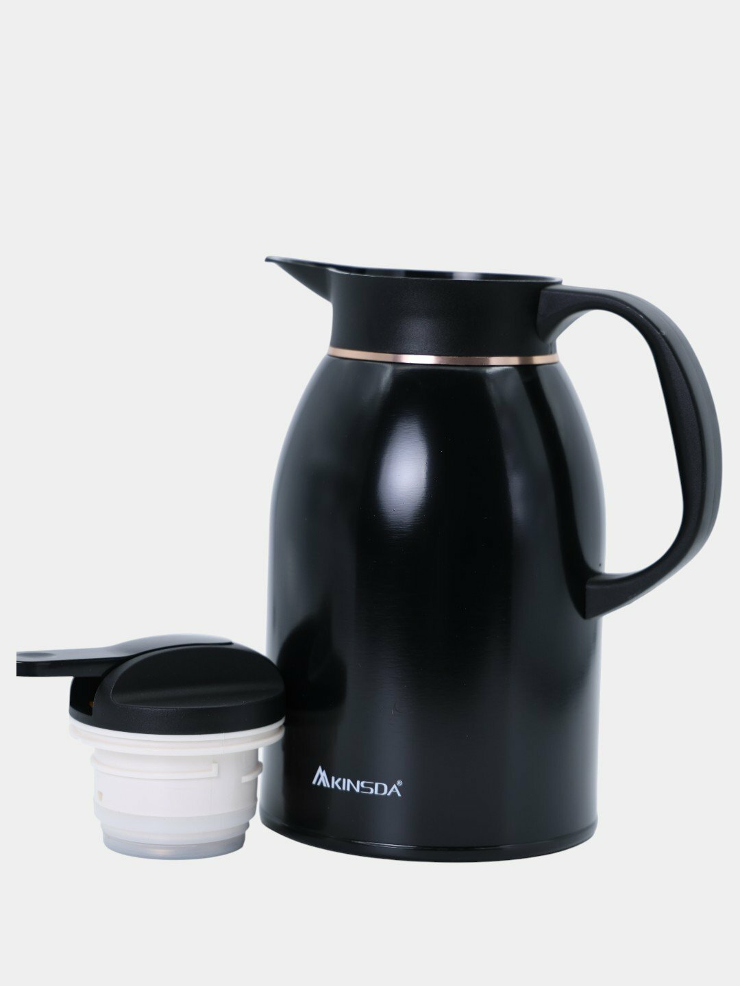 Чайник-термос, металлический, пластик, сохранение температуры до 48 ч, 1.6 л — фото 1