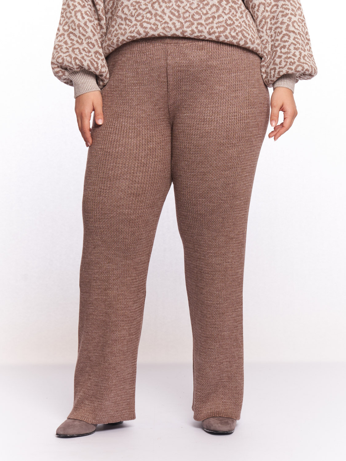 Брюки спортивные Artessa, размер 64-66, коричневый — фото 1