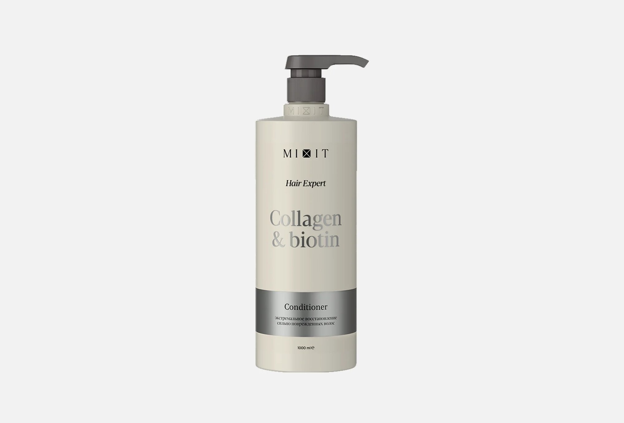 Бальзам-ополаскиватель для волос MIXIT COLLAGEN+BOITIN с коллагеном и биотином (восстанавливающий) 1000 мл