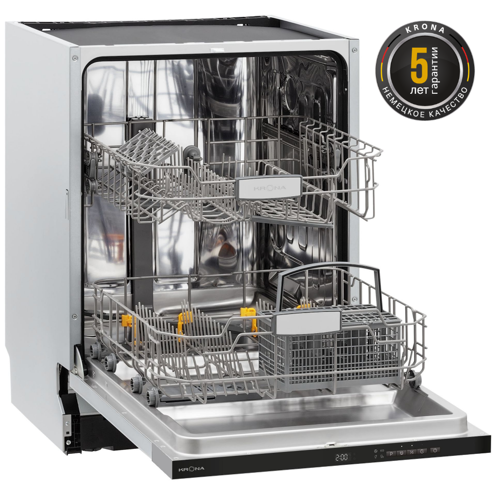 Встраиваемая посудомоечная машина 60 см KRONA GARDA 60 BI V2