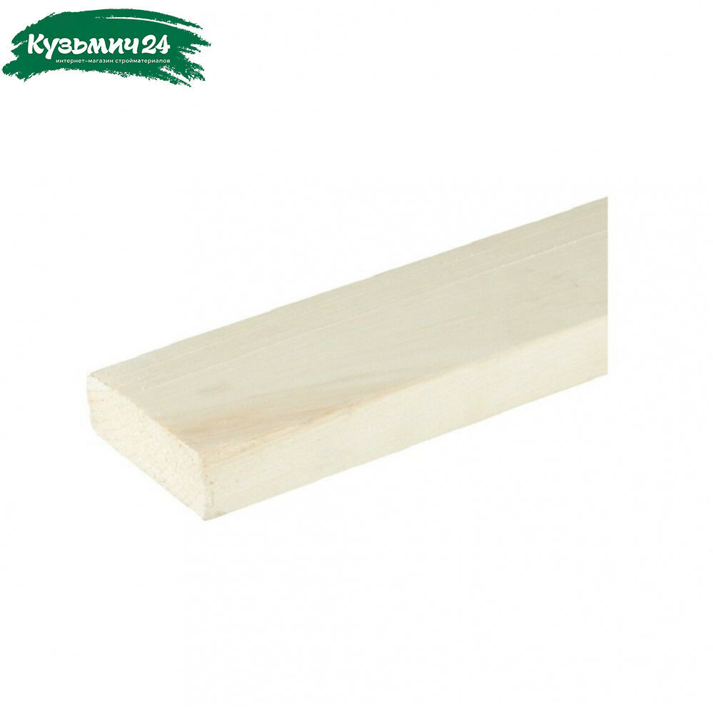 Полок для бани сорт А Осина 26х90х2700 мм натуральное дерево