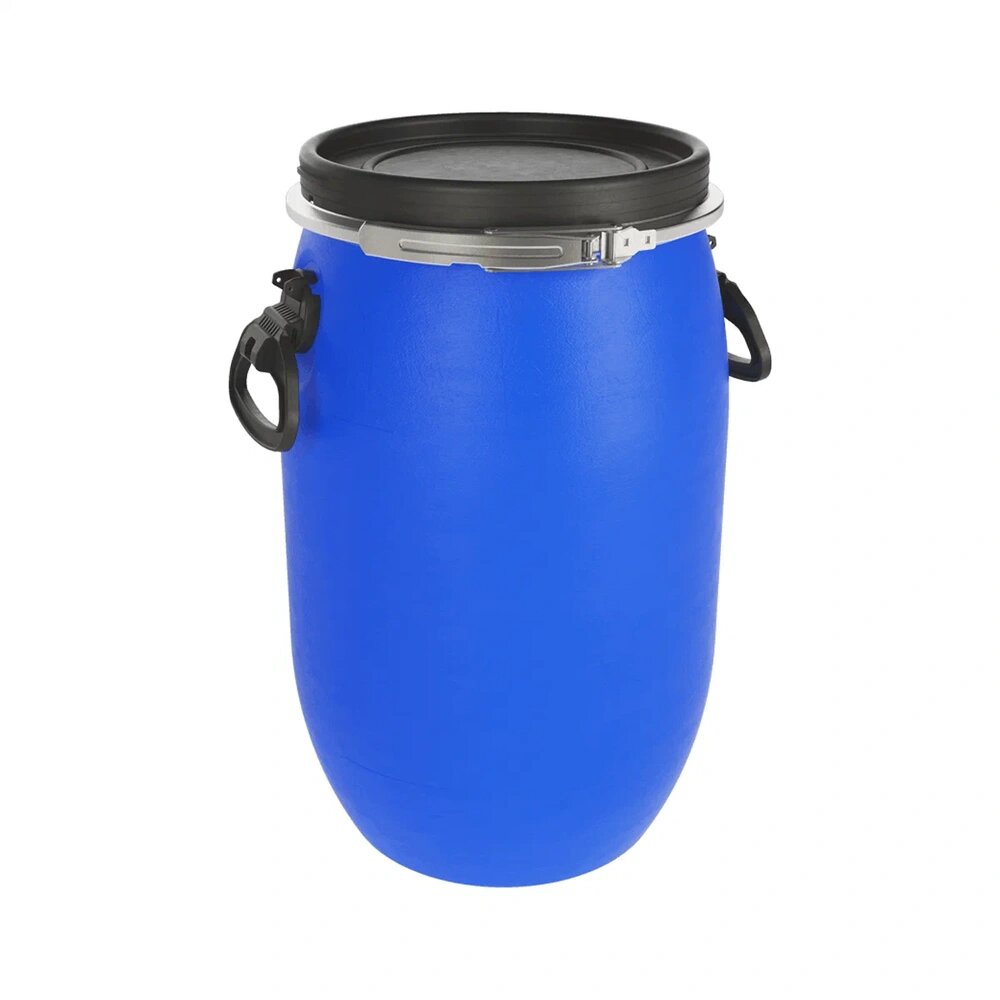 Бочка пластиковая ЗТИ Open Top с крышкой и хомутом объем 30 л