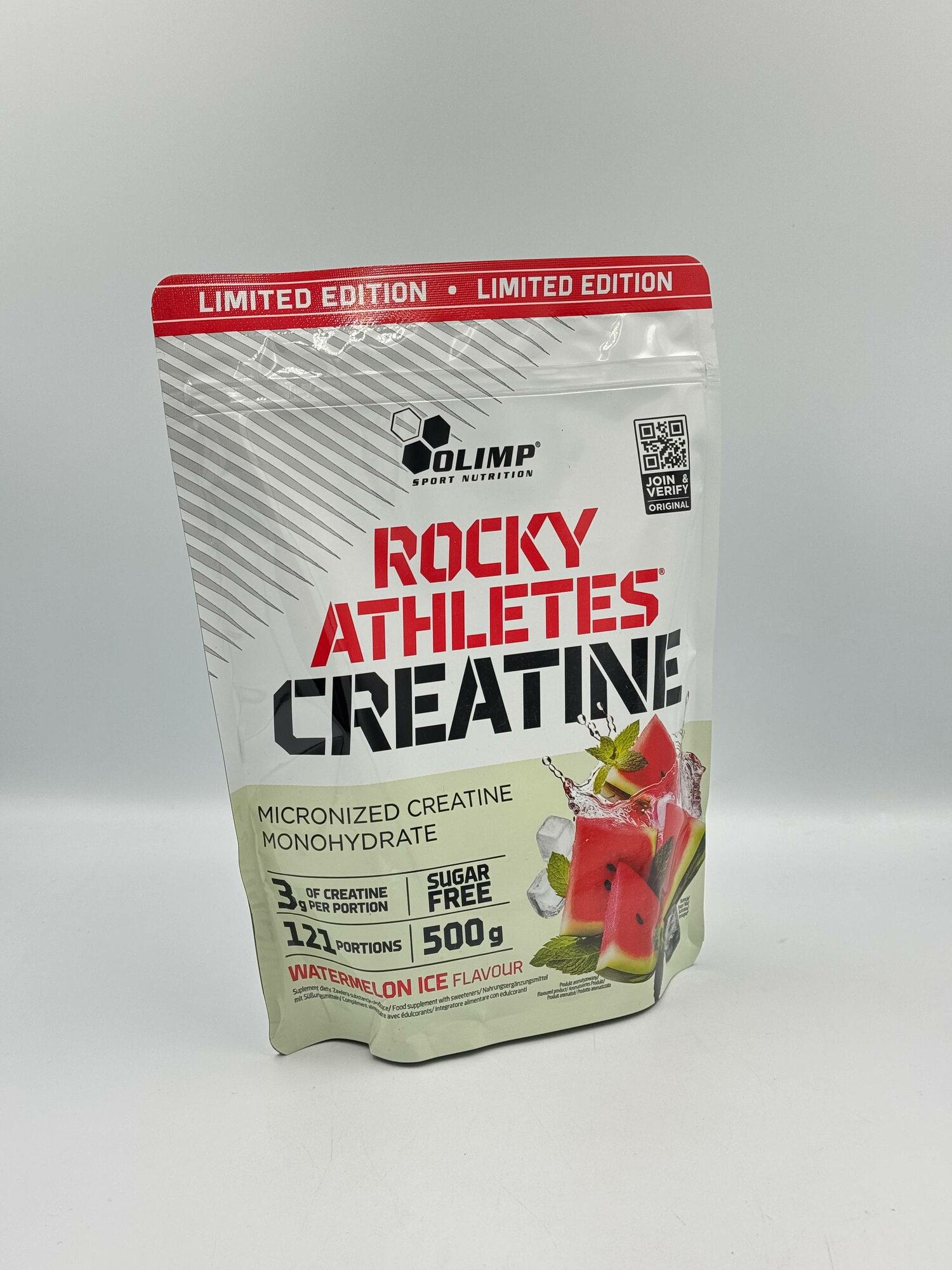 Olimp Creatine, 500 гр, вкус Арбуз креатин моногидрат для роста — фото 1