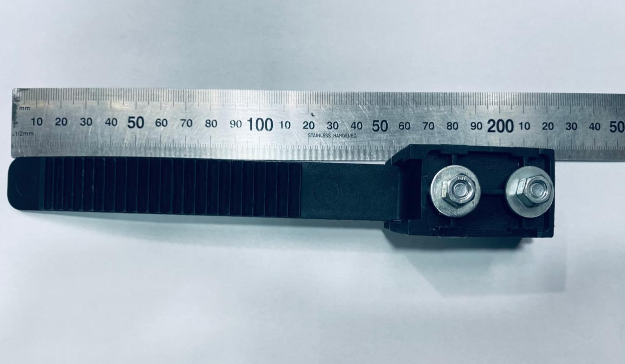 Крепеж для проводов ремешковый стяжки пластиковые хомуты черные до 40мм