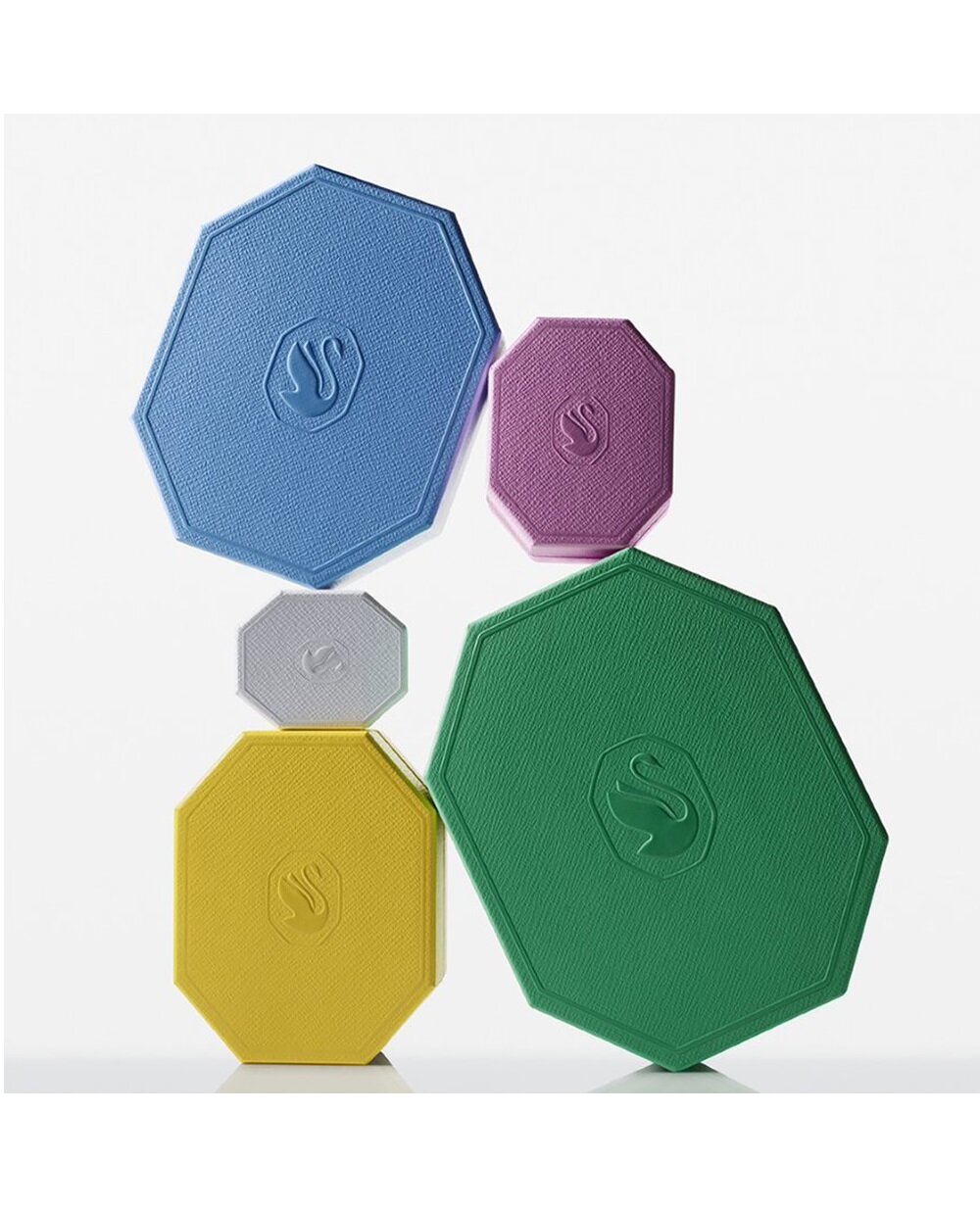 Серьги SWAROVSKI, искусственный камень, серебряный — фото 1