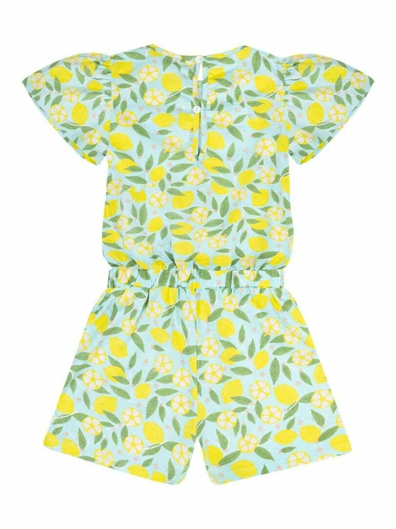 Комбинезон NEO Parfum, открытая стопа, размер 92, лимонный — фото 1