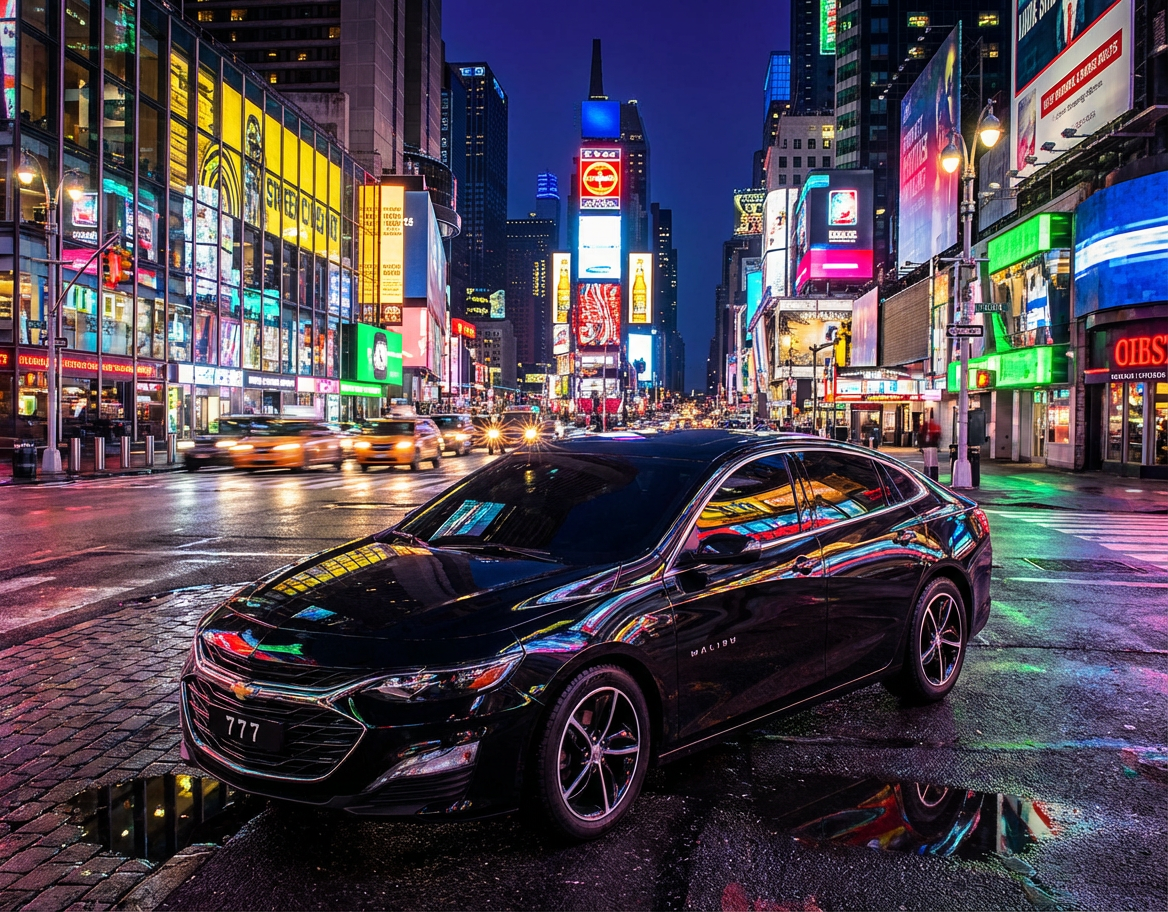 Игрушечная машина "Chevrolet Malibu", радиоуправление, для улицы, масштаб 1:12, звук, от 3 до 5 лет