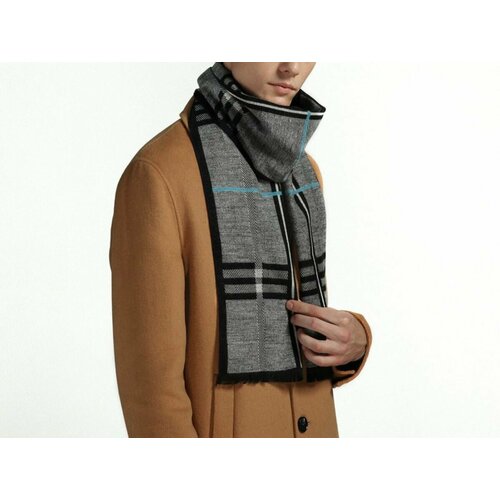 фото Шарф , голубой, серый soft paws natali