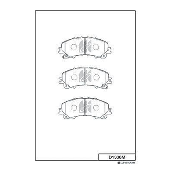MK KASHIYAMA D1336M (D1336M_MK) колодки дисковые передние\ Nissan (Ниссан) x-trail, Infiniti (Инфинити) q50 1.6dci