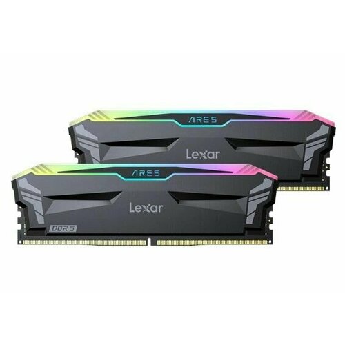 32GB Модуль памяти Lexar Ares RGB DDR5 5600MHz 2x16 ГБ LD5AU016G-R5600GDGA 2099000₽