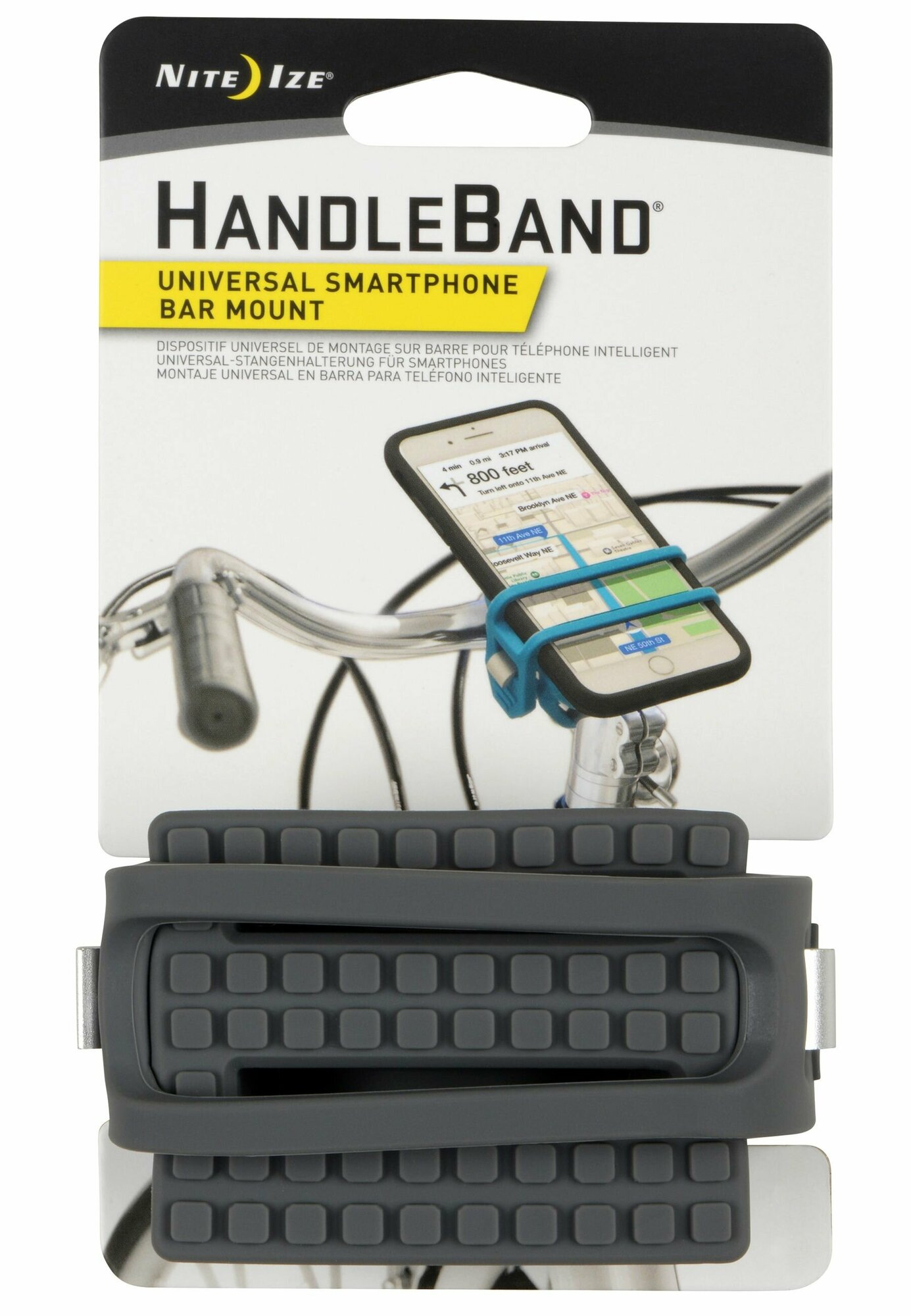 Велодержатель для смартфона Nite Ize HandleBand 2 - Серый