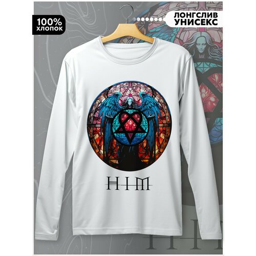 фото Лонгслив hypnotica, размер l, белый