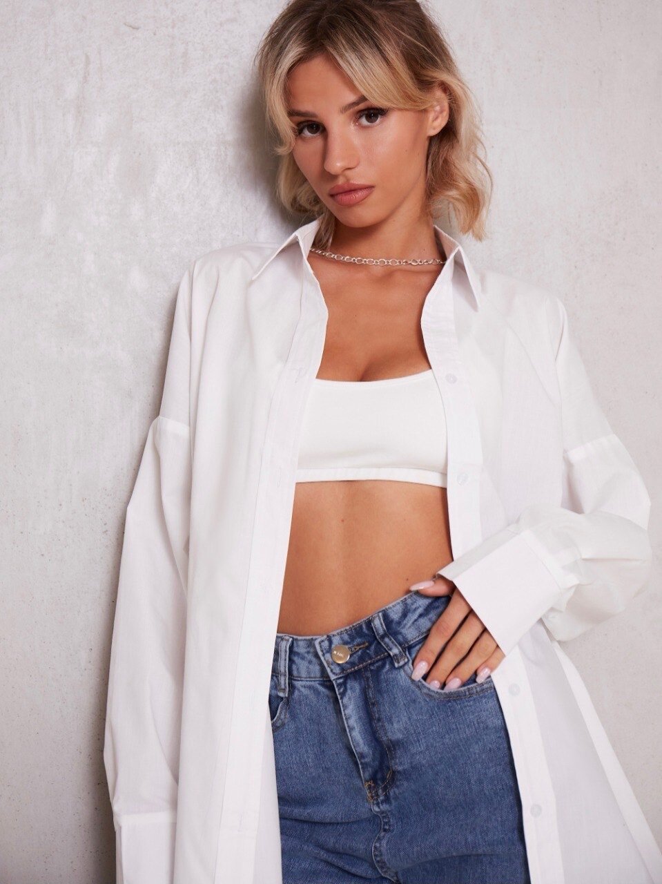 Рубашка FEELZ белый 