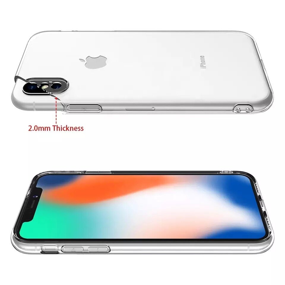 Чехол прозрачный для iPhone X/XS Clear Case — фото 1