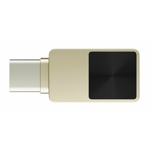Флешка Olmio MC-06 64GB, Type-C, металлическая, золотистая