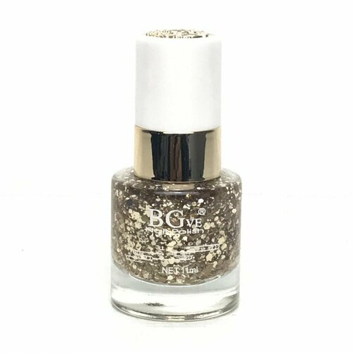 Лак для ногтей B.Garden VE Nail Polish, цвет № 08, с блестками, 11 мл, 1 шт лак для ногтей b garden ve nail polish цвет 17 11 мл 1 шт