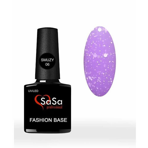 SaSa Цветная база Fashion Base SMUZY 06, 8 ml набор д творчества каррас стильный маникюр fashion м008