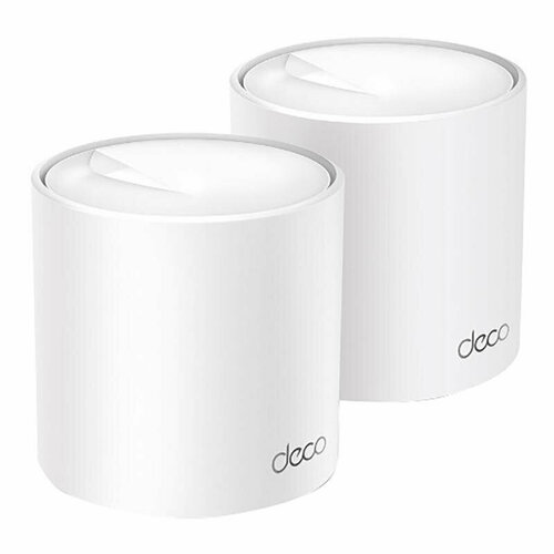 Маршрутизатор TP-Link Deco X50(2-Pack) AX3000 10/100/1000BASE-TX белый (упа, 1585940