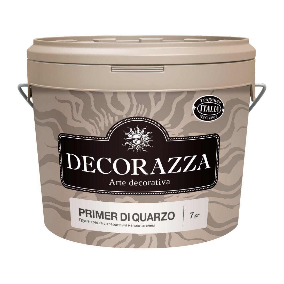 Грунт-краска с кварцевым наполнителем Decorazza Primer Di Quarzo (7кг) белый