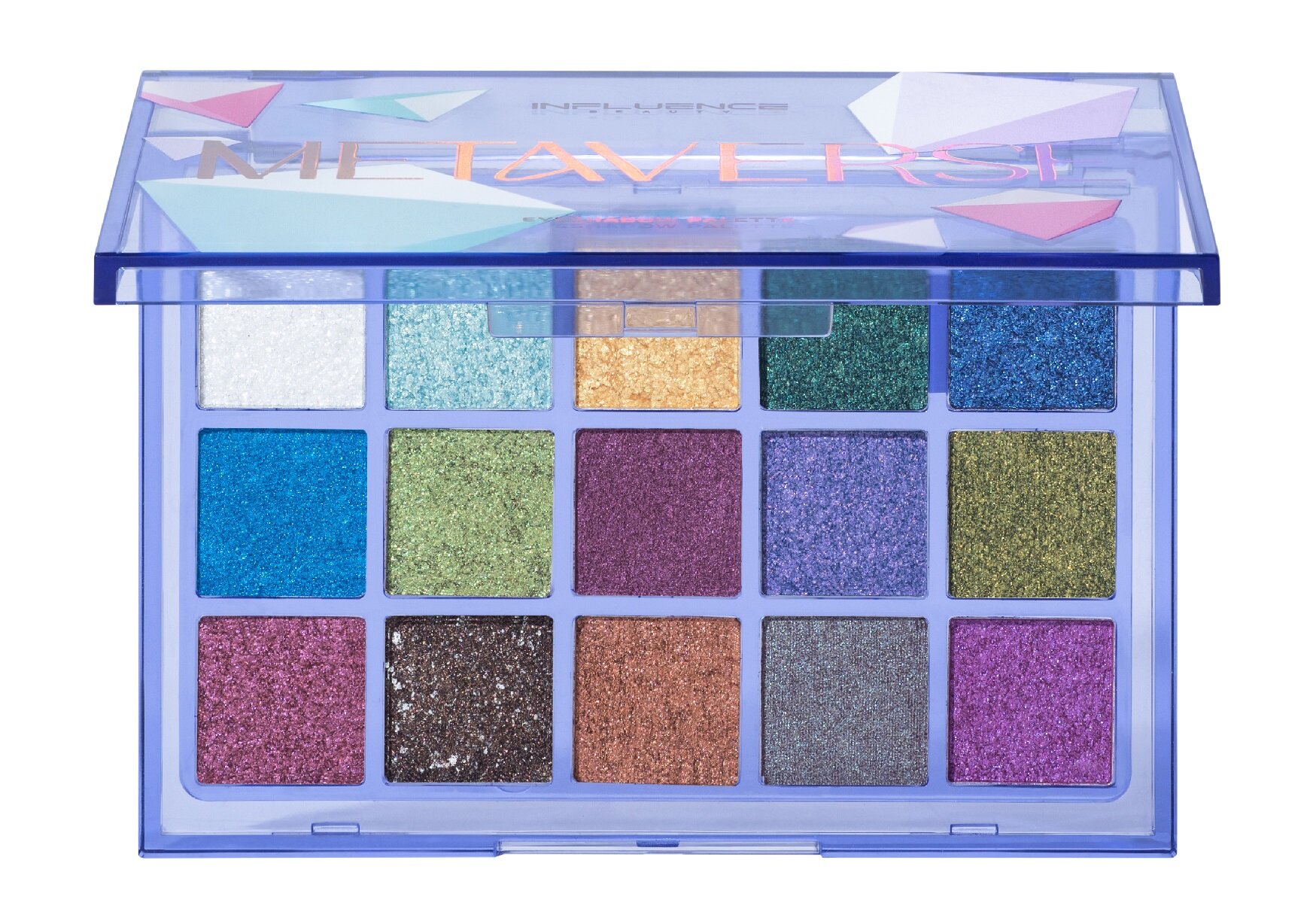 INFLUENCE BEAUTY Палетка теней Metaverse, 15 г